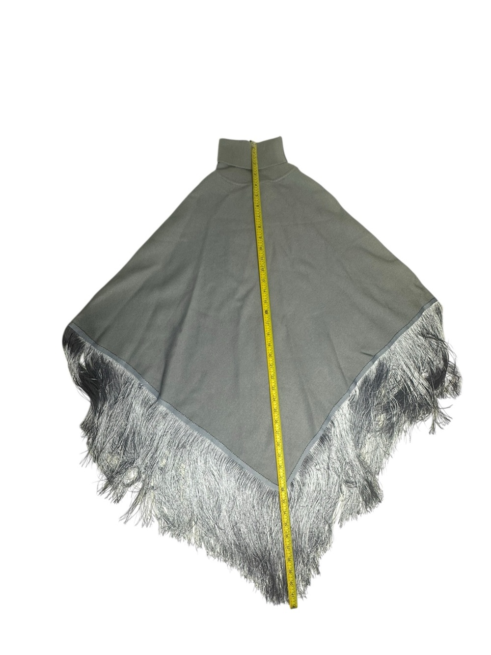 Free People x Understated Leather River walk Purple Fringe Poncho M/L - Picture 8 of 10